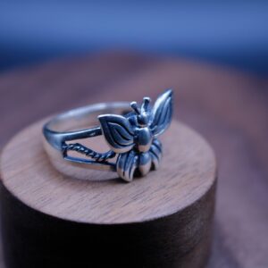 Anillo mariposa de plata 925