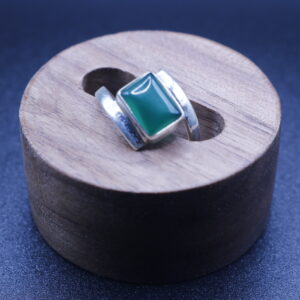Anillo plata 925 rectangular Berilo