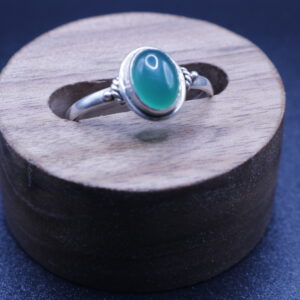 Anillo plata 925 Treanzado Verde