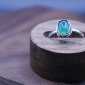 Anillo Verde Aurora 925