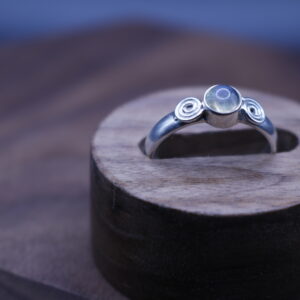 Anillo Aura Plateada 925