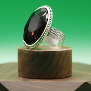 Anillo Granada Cristal (ajustable)