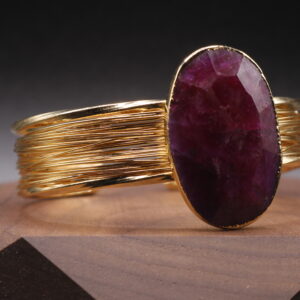 Pulsera Destello Carmín