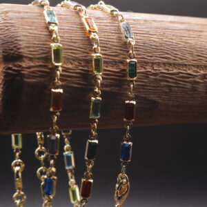 Pulsera Cristales Colores Chicos (individual)
