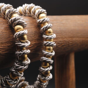 Pulsera Colores Y Dorado