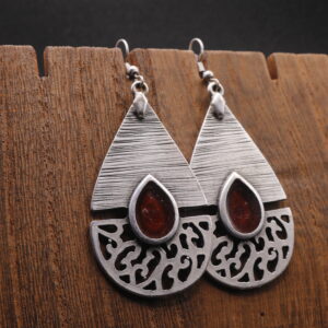 Aretes Gota Rojos