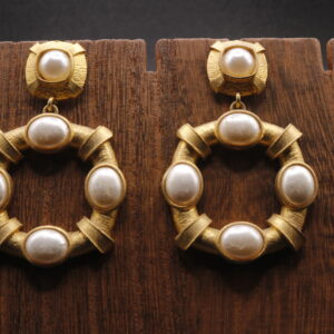 Aretes Flor Dorada