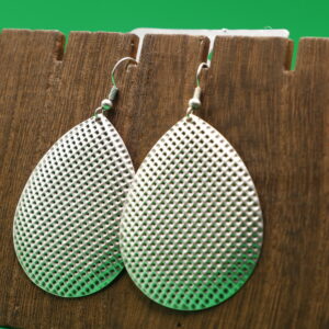 Aretes Gota Con Textura (ligeros)