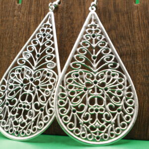 Aretes Gota Filigrana (ligeros)