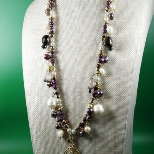 Collar Con Colgante De Amatista