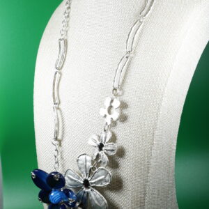 Collar Corto Estilo Turco-Mexicano Flores