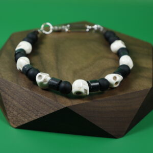 Pulsera Calacas Y Madera